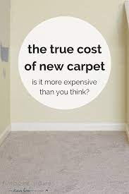 new carpet installation costs are