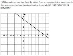 Graph Represents Linear Function