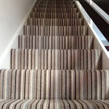 stripe stair carpet installation