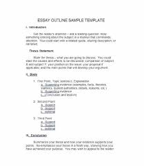 Project Outline Template Microsoft Word Free Essay Outline Template
