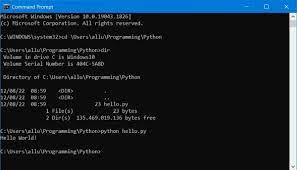 installing python on ms windows