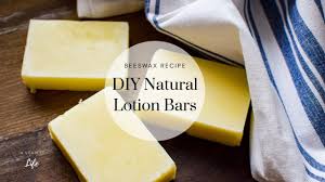 diy natural lotion bars beeswax
