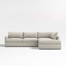 2 Piece Right Arm Bumper Sectional Sofa