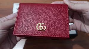 Authentic gucci wallet card holder buy: Gucci Card Case Compact Wallet Unboxing Youtube