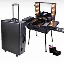 led makeup vanity trolley