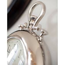 Silver Pocket Watch Wall Clock By The