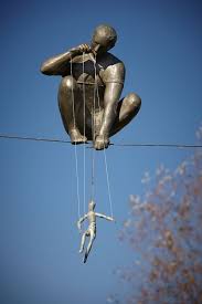 Sculpture The Puppeteer High Wire