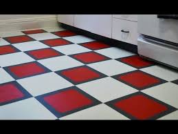 install a temporary vinyl tile floor