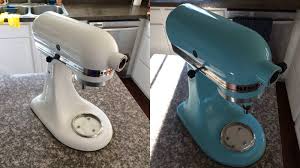 refinishing a vintage kitchenaid mixer