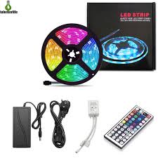 Rgb Led Strip Light Tape Flexible Diode Ribbon Smd 5050 Rgb 24key 44key Power Remote Waterproof Lighting 5m Outdoor Led Light Strips Battery Powered Led Strip Lights From Tobetterlife 12 56 Dhgate Com