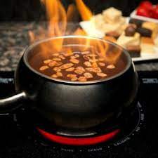 flaming turtle chocolate fondue