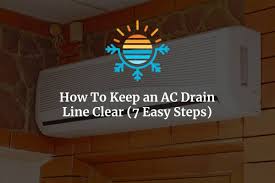 how to keep an ac drain line clear