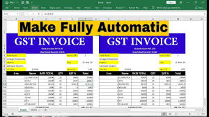 automatic gst calculation in excel