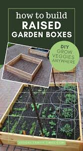 How To Build Raised Garden Boxes Diy