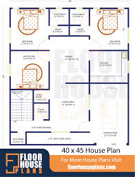 40 x 45 house plan 3bhk with car parking