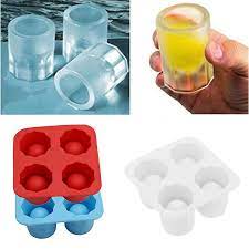 Silicone Shot Glass Ice Molds Ice Cube