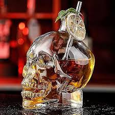 Decanters 400ml Skull Whiskey Bottle