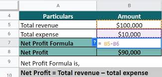 income statement formula calculate