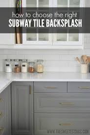 Subway Tile Backsplash In Our Kitchen