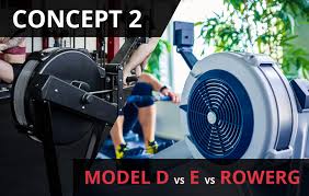 concept 2 rowerg vs model d vs e which