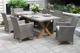 Make your fun in the sun more stylish with modern outdoor chairs. Tna2222 Teak Driftwood Grey Wicker Dining Chairs With Sunbrella 2pk Outdoor Interiors