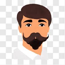beard and mustache png