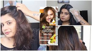 Brunette with honey gold vibes. How I Colour My Hair At Home Black To Golden Brown Using Garnier Colour Natural Youtube