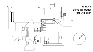 Autocad Drawing Rietveld Schroder House