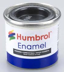 85 Coal Black Satin Humbrol Enamel Paint