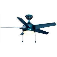 Led Blue Ceiling Fan With Light Kit