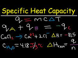 specific heat capacity problems