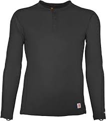 Super soft thermal / waffle knit fabric. Carhartt Men S Force Midweight Classic Henley Thermal Base Layer Long Sleeve Shirt At Amazon Men S Clothing Store