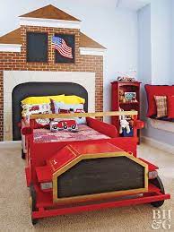 how to decorate a fireman theme bedroom