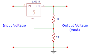 Lm317 Resistor Voltage Calculator