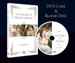 Wedding Dvd Case Disc With Your Images And Text