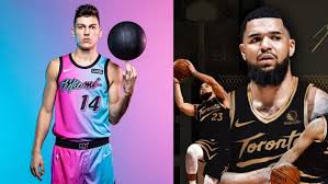 2020 tyler herro #14 miami heat basketball jersey stitched pink city edition uk. The Nba S 2020 21 City Edition Jerseys Ranked Article Bardown