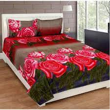 Double Bed Sheet With 2 Pillow Cover
