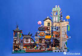 LEGO's Ninjago City is expanding with 70657 Ninjago City Docks [Review] |  The Brothers Brick | Lego ninjago city, Lego architecture, Legos