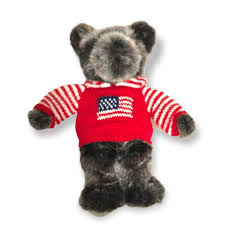 Stuffed Bear Usa Flag Patriotic