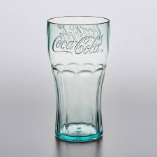 Jade Coca Cola San Plastic Soda Glass