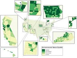 Socioeconomic Scores 2000 U S Census Bureau For Counties
