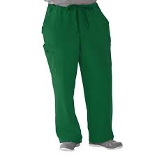 Medline Illinois Ave Mens Athletic Cargo Scrub Pants With 7 Pockets Hunter Green