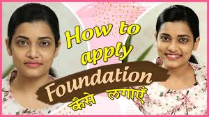 how to apply foundation beauty video