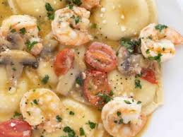 ravioli and shrimp sci easy and