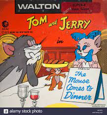 Cover packaging for a Super-8 Tom and Jerry film 'The Mouse Comes to  Dinner' distributed by MGM Stock Photo - Alamy
