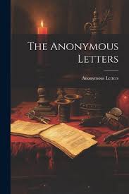 the anonymous letters paperback