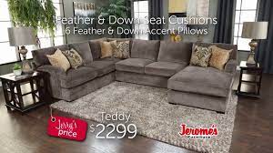 jerome s furniture teddy sectional