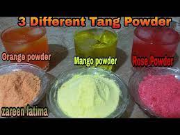 tang juice powder 3 diffe flavour