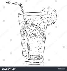 Soda Glass With Citrus Segment And Ice