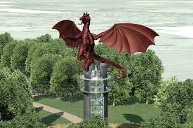 Chirk 80ft Dragon Sculpture To Be